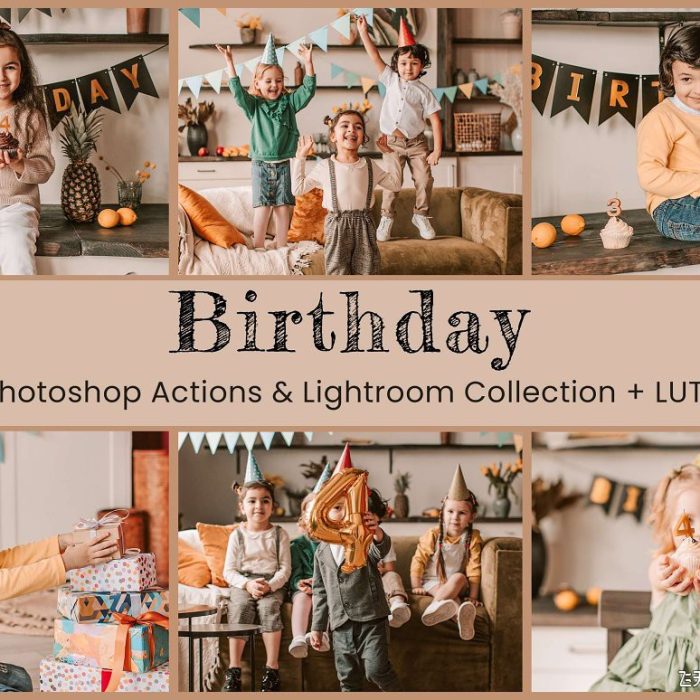 [风光LR预设]儿童生日派对宴会后期调色BLightroom预设及视频调色LUT预设