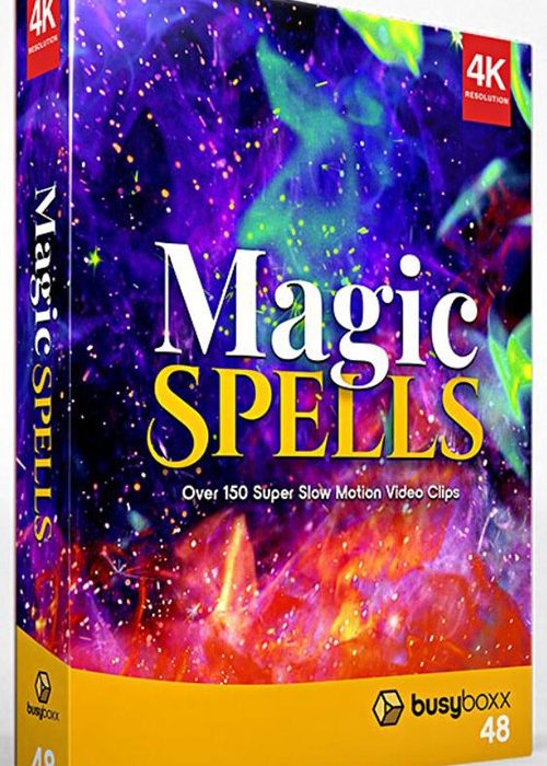 [高清视频素材][素材发布]BusyBoxx-V48 150组魔法火光炫光背景超级慢动作4K高清视频素材