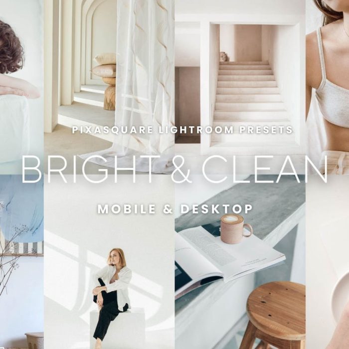 [人像LR预设]明亮干净的室内摄影Lightroom预设 Bright and Clean Lightroom Presets