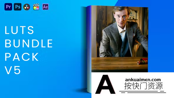 专业版电影视频MV视频调色LUT预设捆绑包V5 LUTs Bundle Pack V5