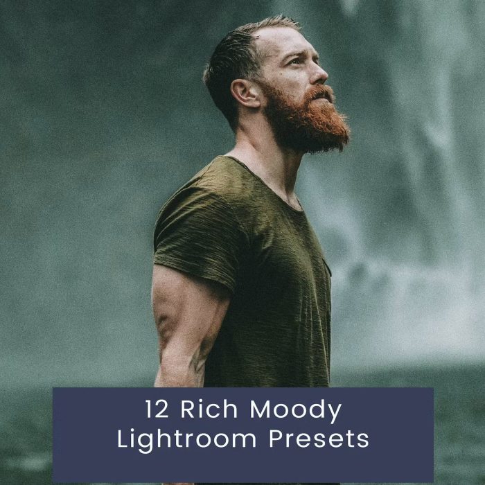 [人像LR预设]情绪电影人像后期Lightroom预设 12 Rich Moody Lightroom Presets