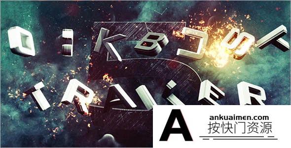 [开场片头]大气电影宣传片头第五套AE模板- Blockbuster Trailer 5