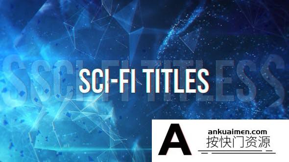 [开场片头]科幻背景文字宣传片头AE模板- Sci-Fi Titles