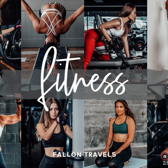 [人像LR预设]Instagram健身博主人像后期调色滤镜Lightroom预设 Fitness Lightroom Mobile Presets