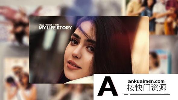 [相册AE模板]照片相册展示片头AE模板- Photo Story Slideshow