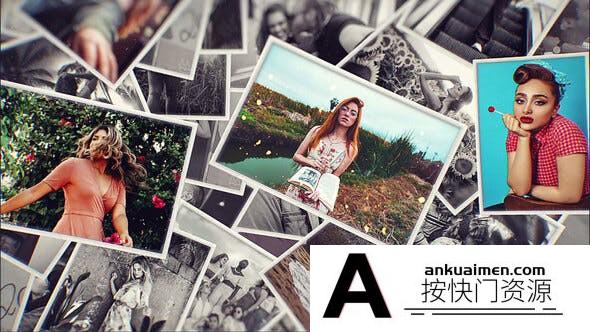 [相册AE模板]浪漫日常照片相册展示片头AE模板- Romantic Slideshow