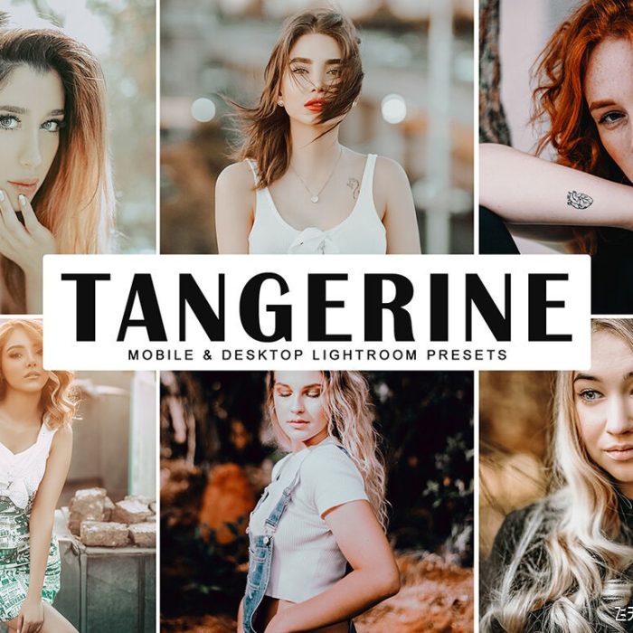 [旅拍LR预设]哑光金色调旅拍人像LR预设+移动APP预设 Tangerine Lightroom Presets