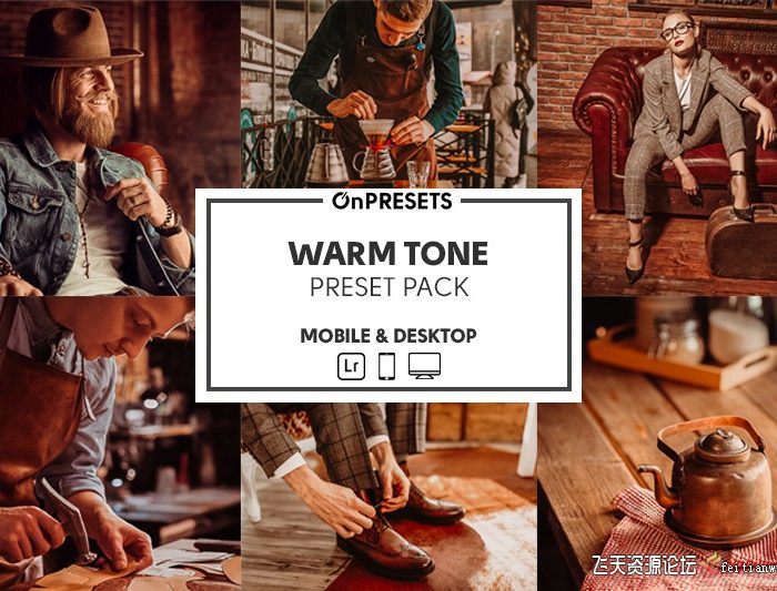 [人像LR预设]暖色调电影人像调色Lightroom预设 OnPresets-WARM TONE
