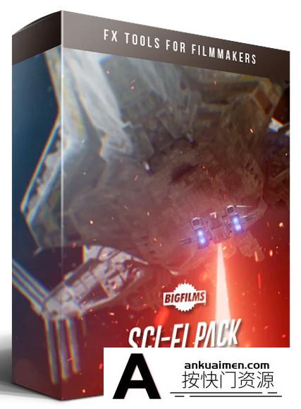 [高清视频素材][素材发布]624组科幻机械机器人宇宙飞船镭射火星特效合成4K视频素材