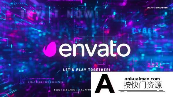 [宣传推广]科技感背景文字宣传片头AE模板- Cyber Sci-Fi Opener