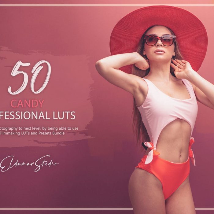 50个电影糖果色调LUT预设和Lightroom预设预设 50 Candy LUTs and Presets Pack