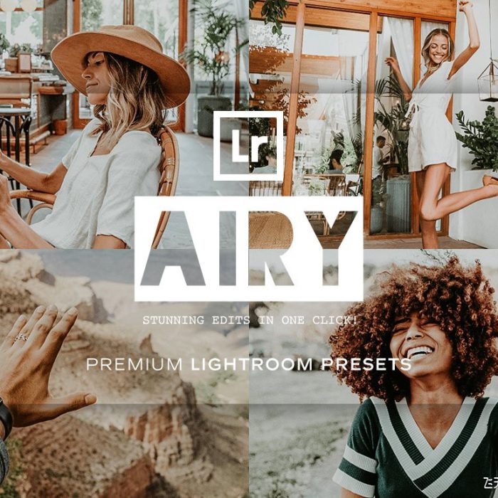 [胶片LR预设]INS通透人像咖啡复古胶片LR预设/手机LR预设 Airy Lightroom Presets