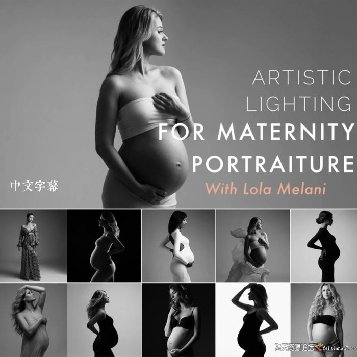 [私房摄影教程]Lola Melani Academy-私房孕妈产妇肖像摄影布光的艺术-中文字幕