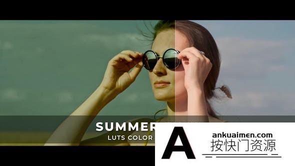 夏季视频MV电影调色LUT预设 Summer Film Luts