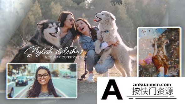 [相册AE模板]回忆照片相册视频片头AE模板- Memories Photo Slideshow