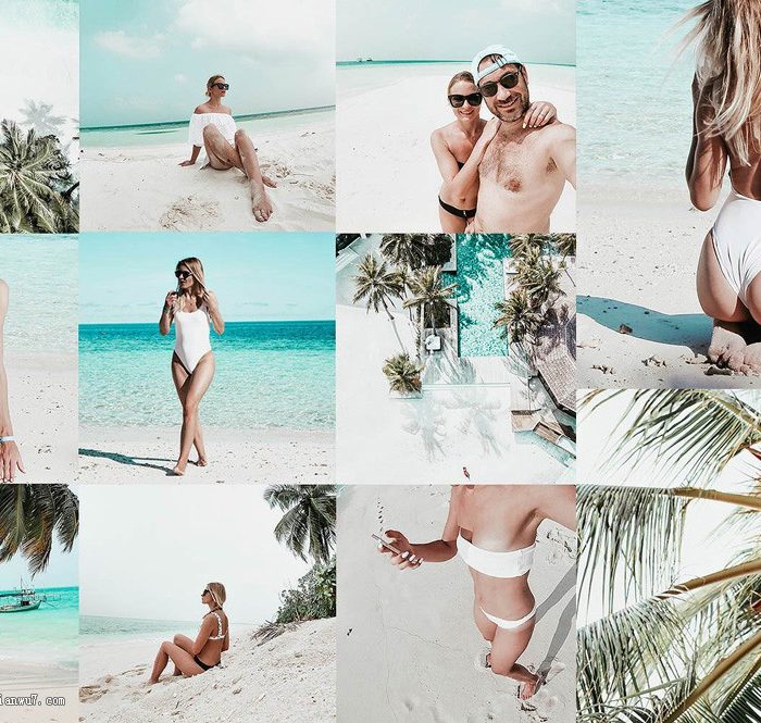 [旅拍LR预设]热带风情旅行人像胶片LR预设/手机版lr预设 TROPICAL BEACH LR