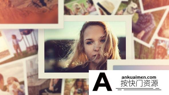 [Premiere预设]PR预设+AE模板-日常生活照片相册包装片头 Photo Slideshow