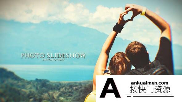 [相册AE模板]漏光叠加胶片照片相册开场AE模板- Dynamic Photo Slideshow