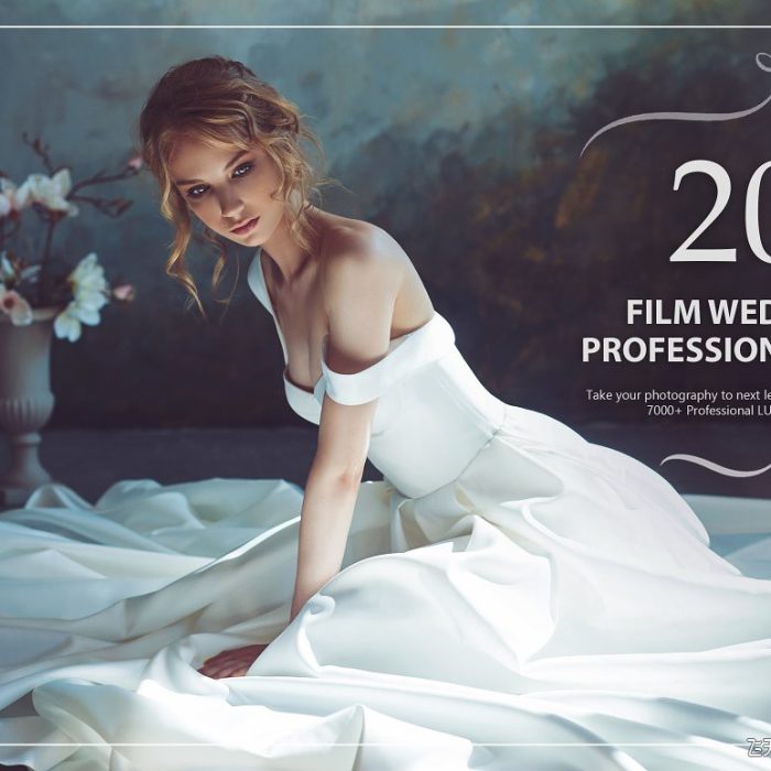 20电影胶片婚礼颜色分级LUT预设包 20 Film Wedding LUTs Pack
