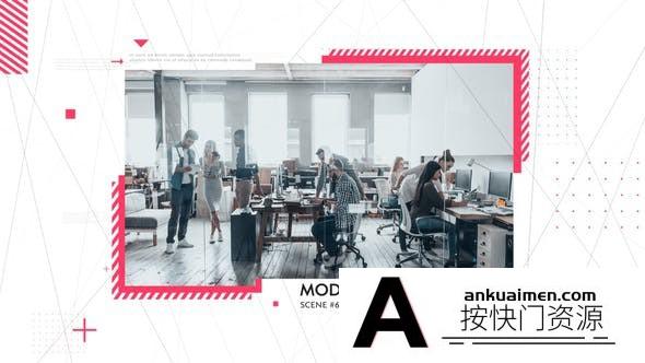 [开场片头]科技感线条企业包装宣传片头AE模板- Corporate Slides III