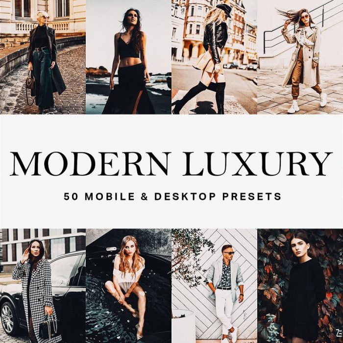 [胶片LR预设]电影胶片人像LR预设+旅拍视频剪辑LUT预设 Modern Luxury LR Presets