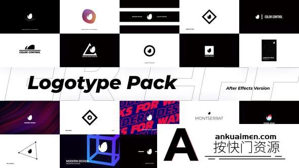 [Premiere预设]PR预设-简单Logo动画展示 Abstract Logotype Pack