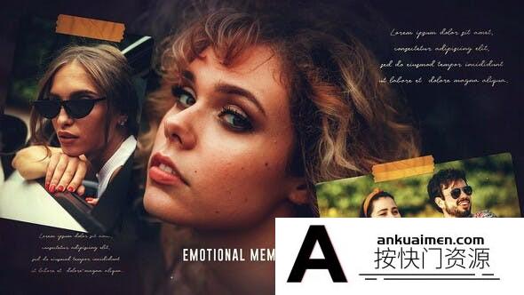 [相册AE模板]美好回忆照片相册片头AE模板- Lovely Memories Slideshow