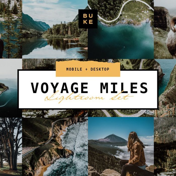 [旅拍LR预设]专业大气深沉户外旅行摄影LR预设+手机LR预设 Voyage Miles