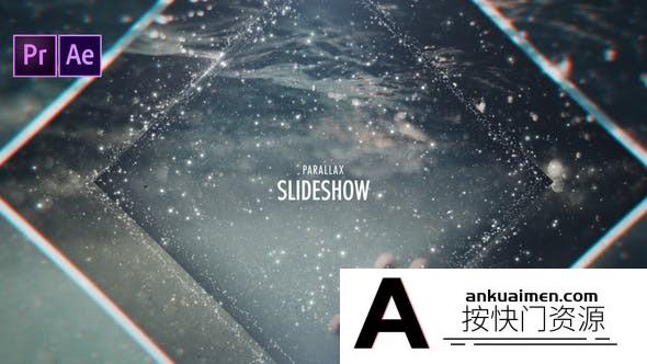 [Premiere预设]PR预设-奢华粒子视差图片展示片头 Luxury Parallax Slideshow