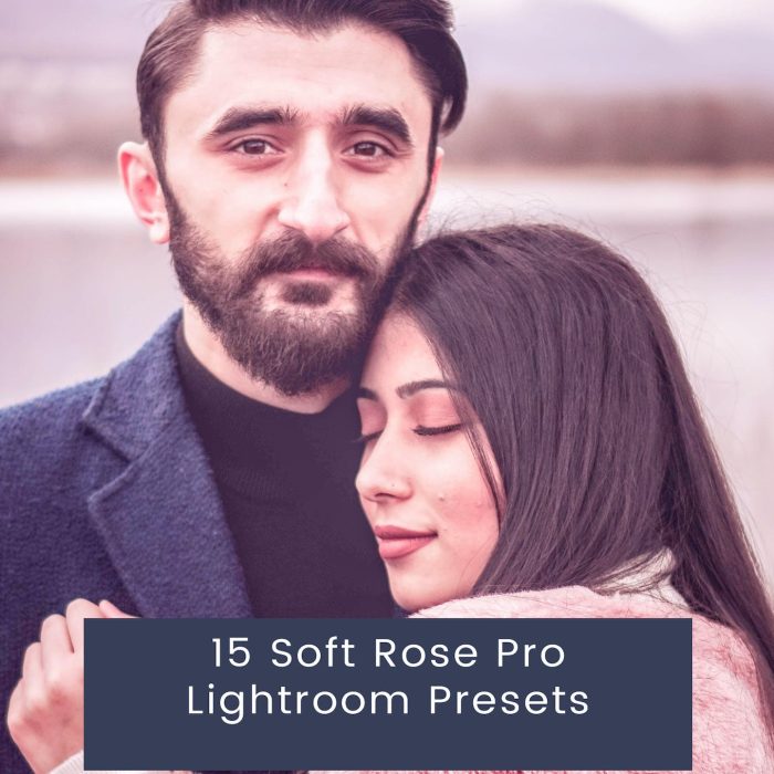 [人像LR预设]柔和复古胶片人像Lightroom预设15 Soft Rose Pro Lightroom Presets