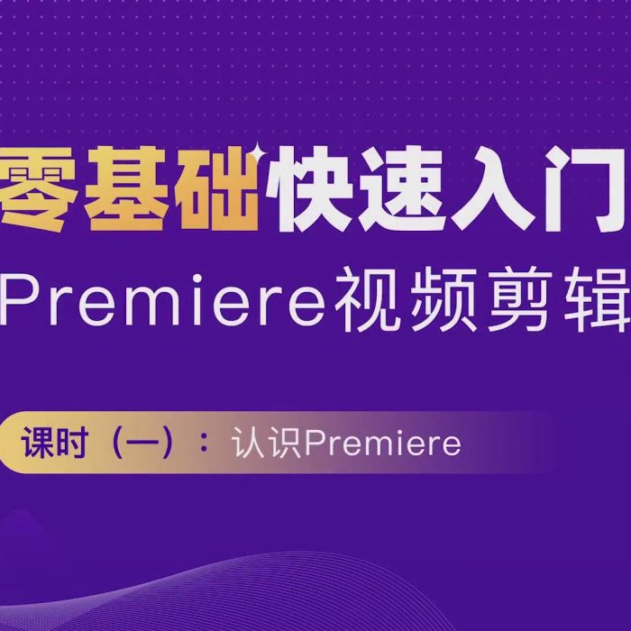 [Premiere教程]零基础学习Adobe Premiere视频剪辑教程 带素材