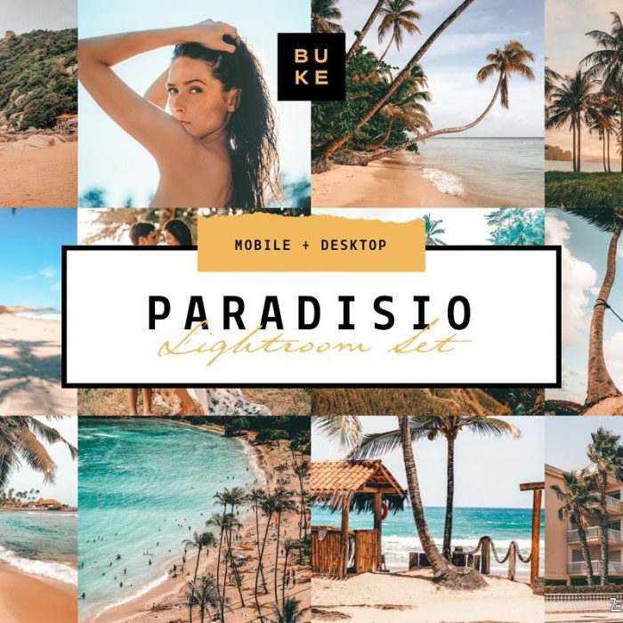 [旅拍LR预设]INS夏季旅拍温暖明亮风景人像胶片Lightroom预设+手机版APP滤镜