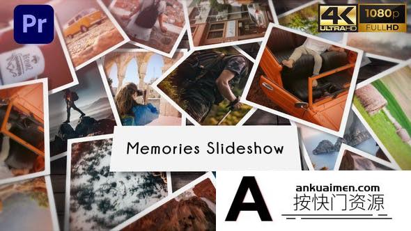 [Premiere模板]PR模板-旅行婚礼回忆主题电子相册 Memories Slideshow Photo Mogrt