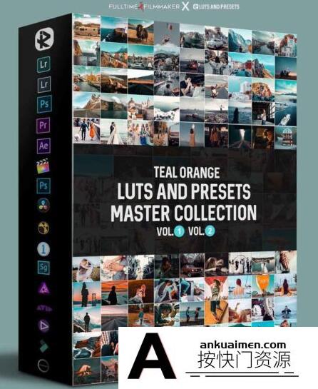 Riyazmn-好莱坞电影级视频MV蓝绿LUTS滤镜大师收藏版-AE/PR/FCPX/PS