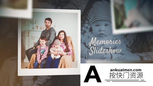 [Premiere预设]简洁照片相册回忆视频片头PR预设- Photo Slideshow