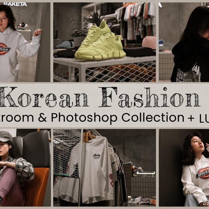 [人像LR预设]韩国时尚风后期调色Lightroom预设及LUT预设 Korean Fashion Lightroom Presets