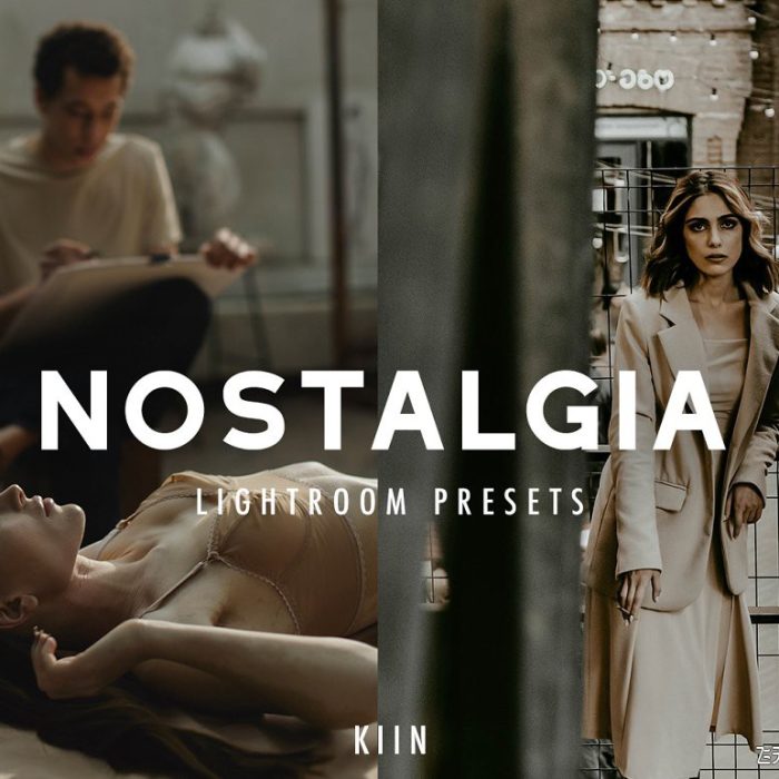 [人像LR预设]怀旧电影胶片时尚人像后期调色Lightroom预设 NOSTALGIA LIGHTROOM PRESETS