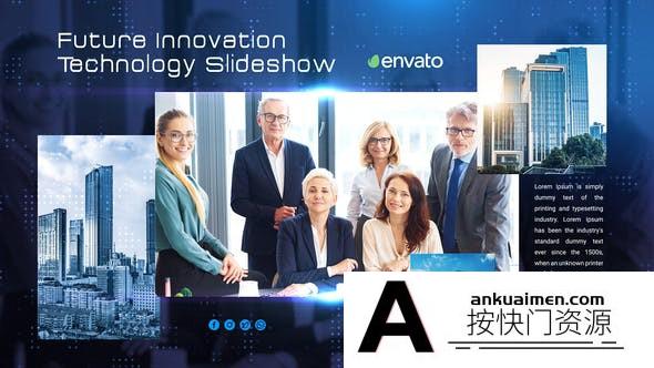 [开场片头]商务企业公司宣传片头AE模板- Future Innovative Technology Slidesho