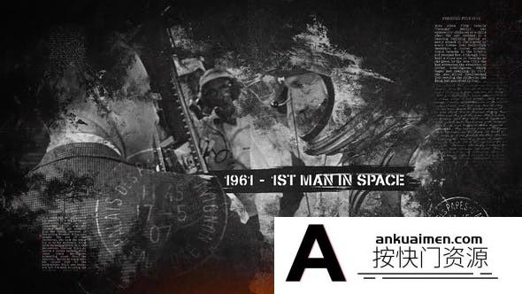 [Premiere预设]历史图片展示时间线片头PR预设+AE模板 History Timeline