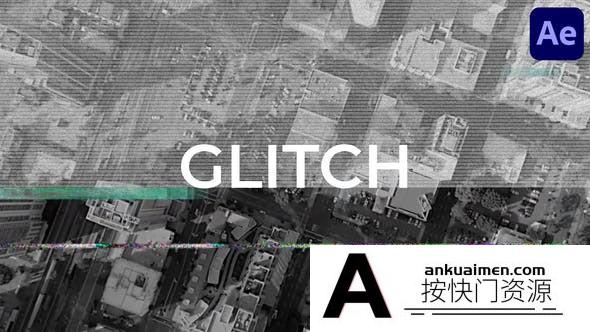 [开场片头]信号丢失损坏特效素材AE模板- Glitch for After Effects