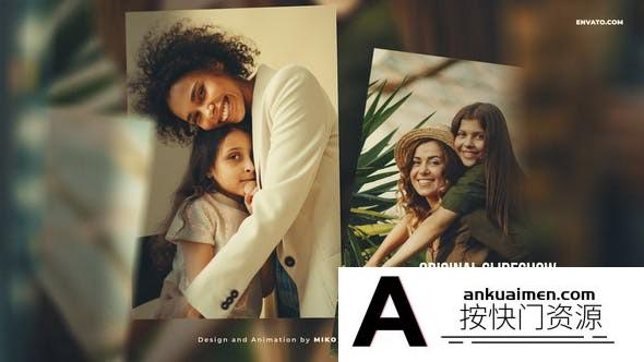 [相册AE模板]温馨照片相册展示片头AE模板- Photo Slideshow Gallery