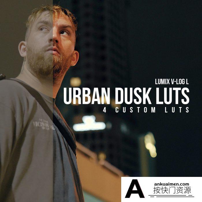 旅拍城市黄昏视频调色LUTs预设 Urban Dusk LUT Pack（Lumix V-Log L LUTS）
