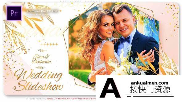 [Premiere预设]照片相册婚礼视频包装片头PR预设 Brilliant Wedding Romantic Slides
