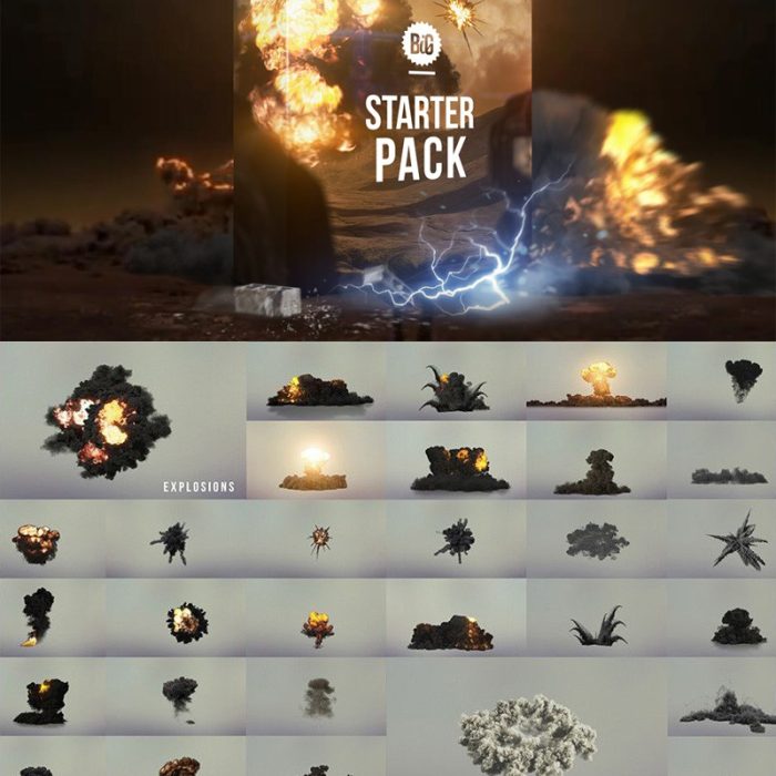 [特效视频素材][素材发布]184组火焰闪电电流烟雾倒塌爆炸流星子弹穿梭特效视频素材