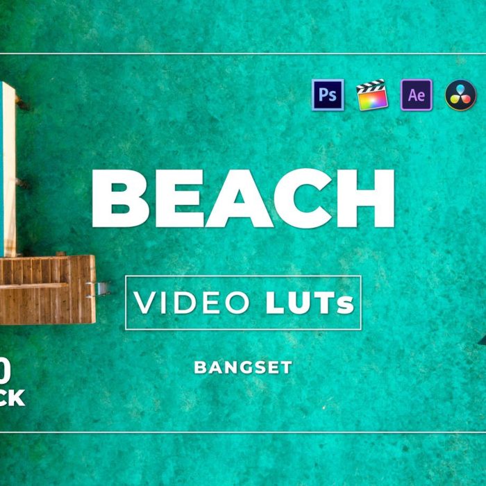 海滩旅拍航拍微电影短视频Vlog调色LUT预设第21季 Bangset Cinema Pack 21