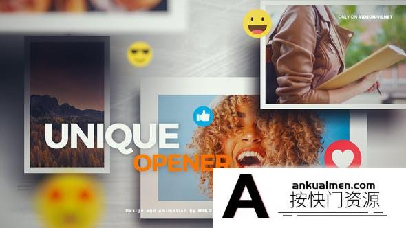 [开场片头]网络视频包装宣传片头AE模板- Intro Opener