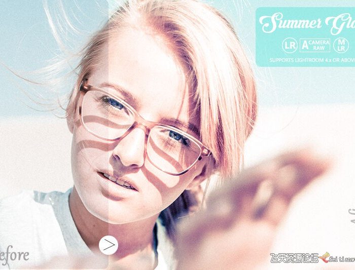 [旅拍LR预设]夏季旅拍复古暖色调人像Lightroom预设+ACR预设 Summer Glow Lightroom
