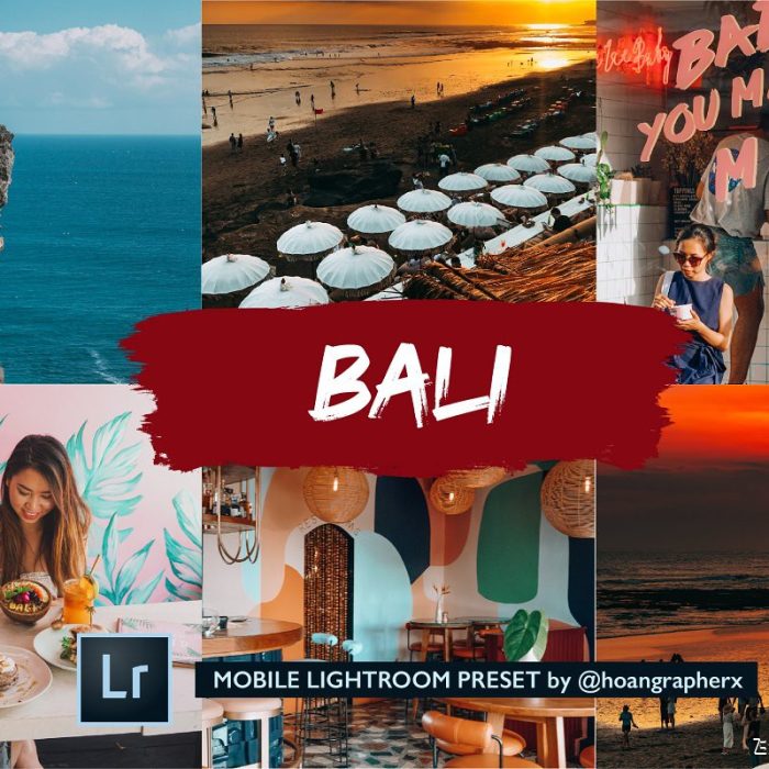 [手机版lr预设]巴黎旅拍明亮通透色彩增强手机版Lightroom预设 BALI COLLECTION