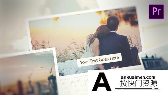 [Premiere预设]PR预设-照片回忆幻灯片相册片头PR预设素材 Elegant Memory Gallery