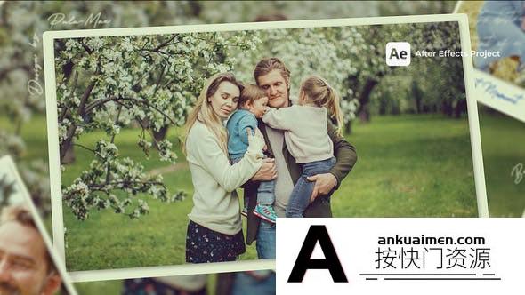 [相册AE模板]温馨照片回忆相册片头AE模板- Memories Slideshow